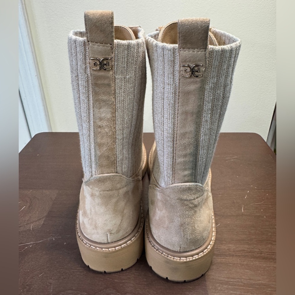 Tan combat boots - Picture 4 of 5